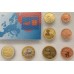 RUSSIA 2007 . EURO SPECIMEN PATTERN SET OF 8 COINS
